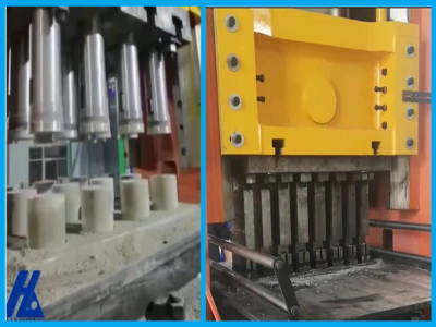 山西煤矸石成型使用华隆伺服螺旋压力机，变废为宝