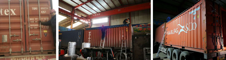 华隆电动螺旋压力机装箱出厂